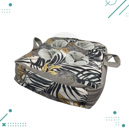 Almohadon Matero (Marron con Diseño) 40x40 Aprox.
