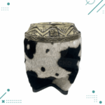 Mate Torpedo Calabaza Cincelado, Animal Print (Color Blanco) - Imagen 5