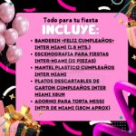 Combo Cumpleaños - Temática Inter de Miami - Imagen 2