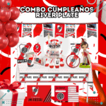 Combo Cumpleaños - Temática River Plate