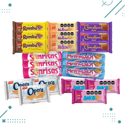 Combo Galletitas Clásicas - 7 packs de 3un (21un total)