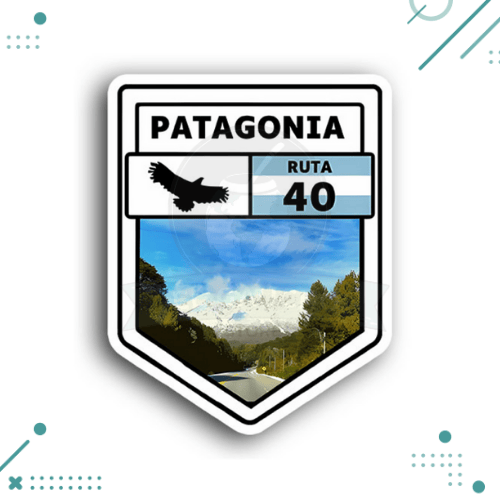 Sticker Argentina - Patagonia, Ruta 40