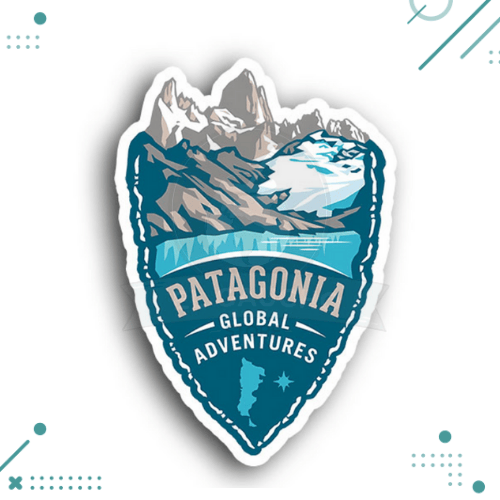 Sticker Argentina - Patagonia "Global Adventures"