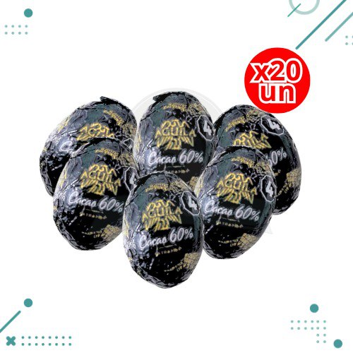 Huevitos Aguila 60% cacao 8gr (pack x20un.) 160gr