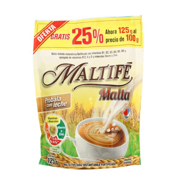Malta Torrado Maltifé Paquete 125 Gr