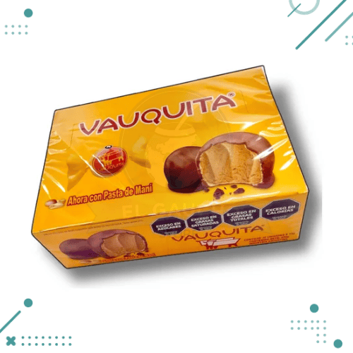 Bombón Vauquita Pasta Maní Caja X30un (450g)