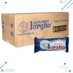 Alfajor alfajorcitos Jorgito Azucarado, Cubierto con Baño Azucarado (6 unid) (Pack 18u) (2790kg)