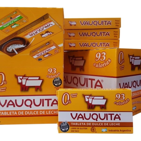 Vauquita Dulce De Leche x 18 un -apto Celíacos- (450g)