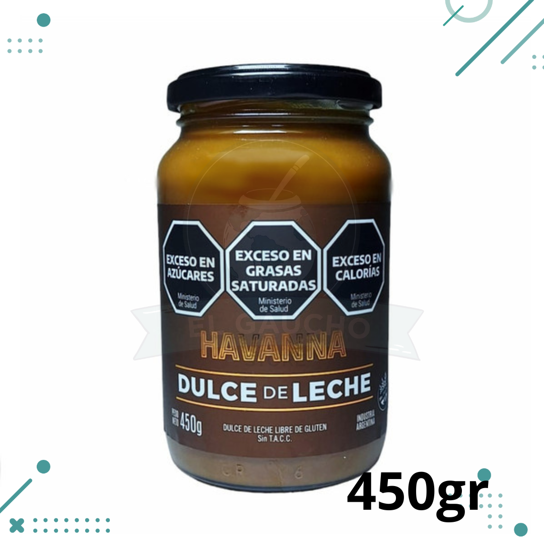 450gr.png Dulce de Leche Havanna, Envase vidrio (450gr) - Imagen 1