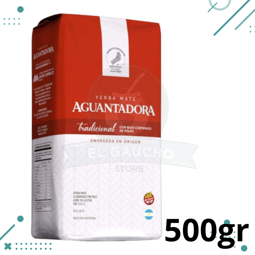 500gr.png Yerba Mate Tradicional Misionera Aguantadora 500g. Sin Tacc - Imagen 1
