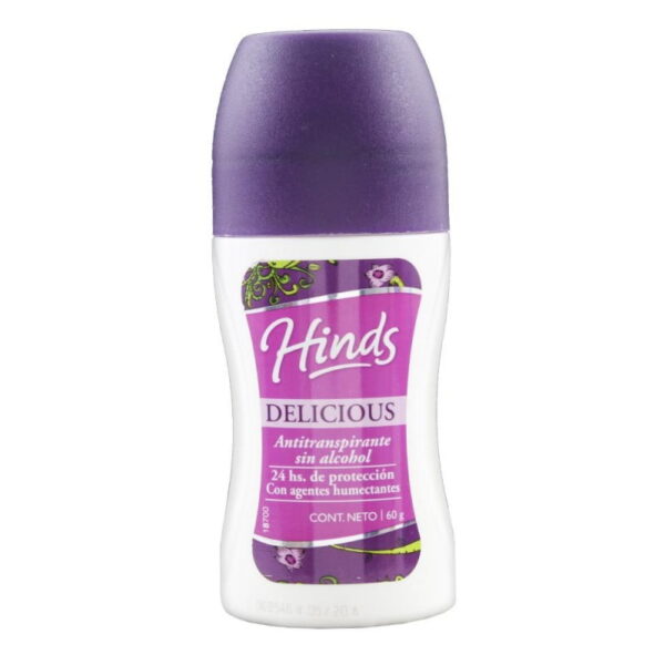 Desodorante Hinds roll DELICIOUS x 60 ml