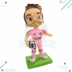 Adorno para Torta - Messi Inter de Miami . 15cm Aprox.