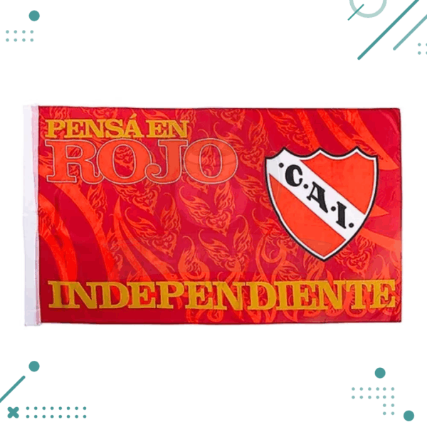Bandera Independiente Licencia Oficial 150x90cm, Modelo 2