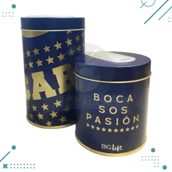Latas Yerbera y Azucarera BOCA JUNIORS