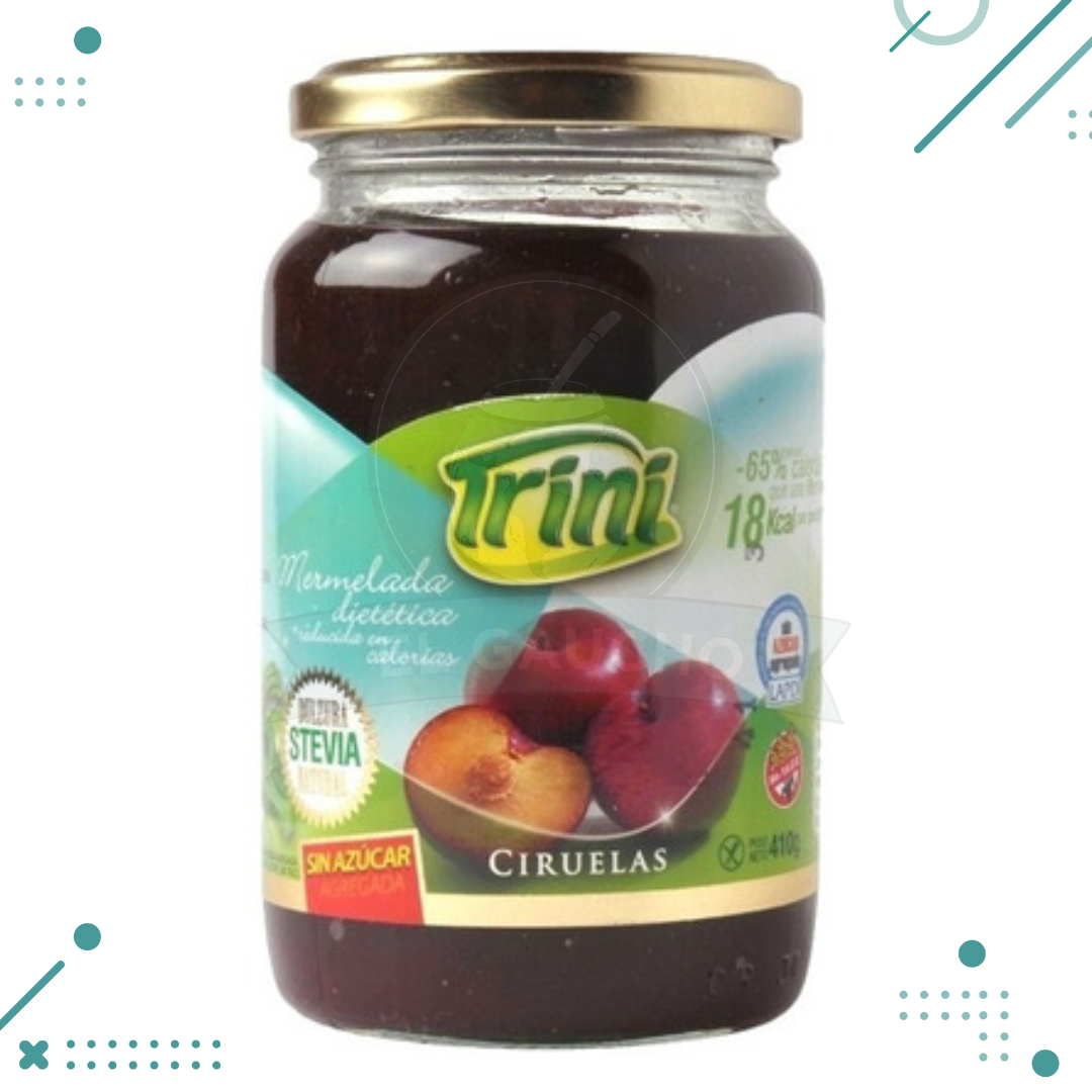 CIRUELAS-TRINI.png MERMELADA DIETETICA TRINI (SABOR CIRUELAS) 410GR. - Imagen 1