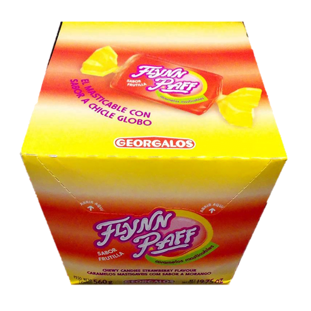 Caramelos-Flynn-Paff-Strawberry-Caja-560gr.png Caramelos Flynn Paff frutilla (Caja 560gr.) - Imagen 1