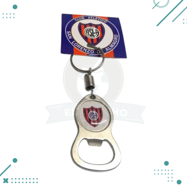 LLAVERO DESTAPADOR SAN LORENZO (CASLA) (MOD 2)