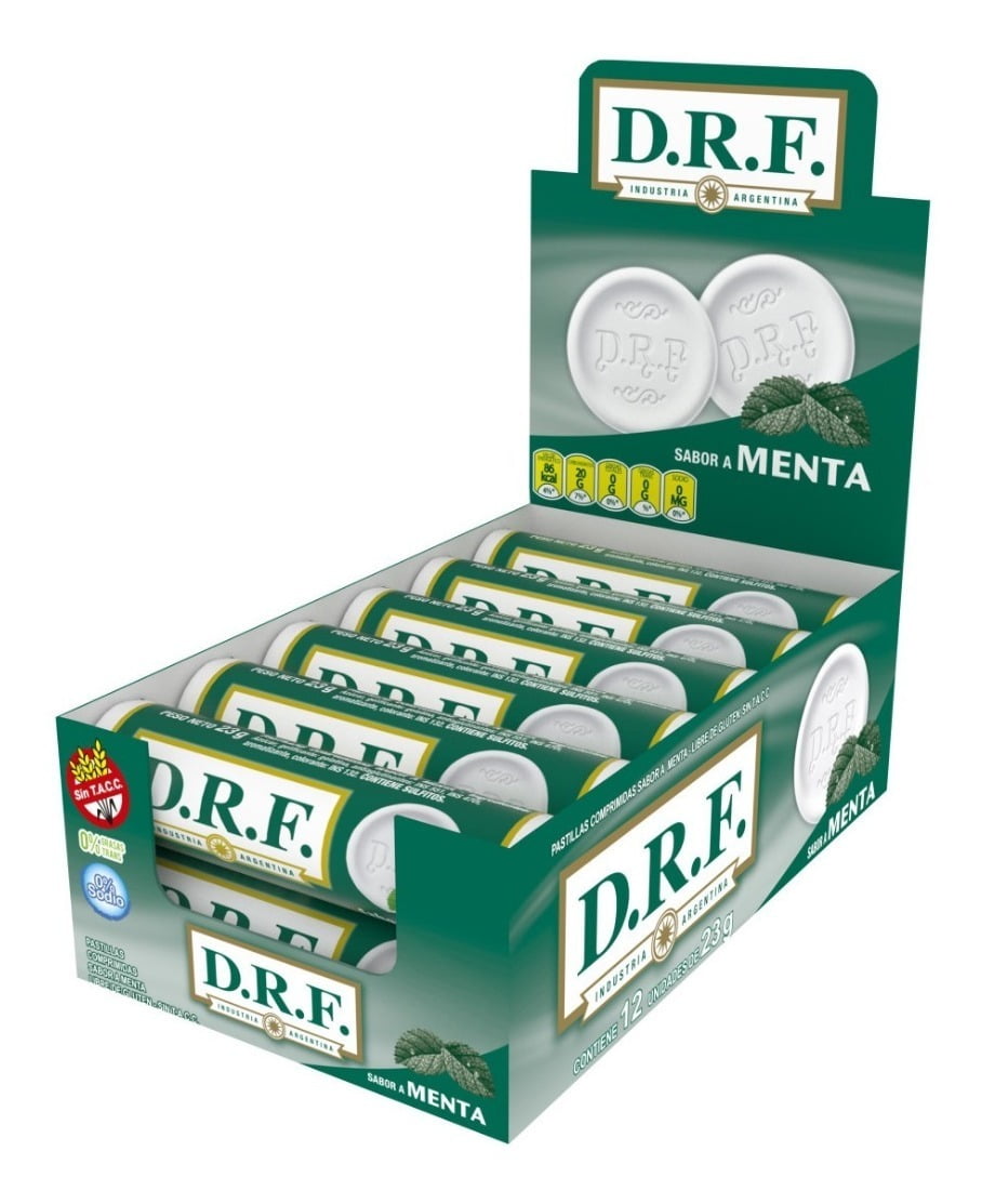 D_NQ_NP_2X_967816-MLA43272734223_082020-F.jpg Pastilla Drf MENTA (23gr) (Pack X12un) (276gr) - Imagen 1