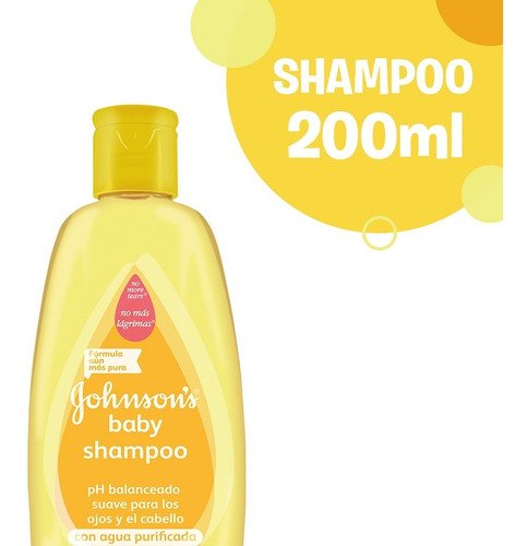 Shampoo Johnson´s Baby original hipoalergenico 200ml AMARILLO