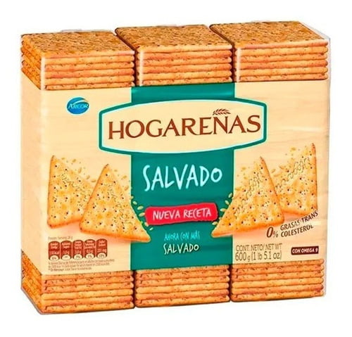 D_NQ_NP_947705-MLA48089790480_112021-O.jpg Galletitas Hogarenas SALVADO (Pack de 3u) (600gr) - Imagen 1