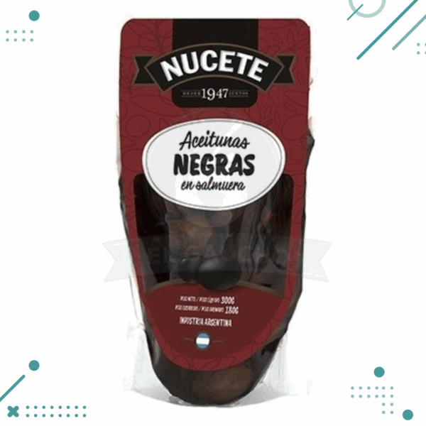 Aceitunas Negras Nucete 300Gr