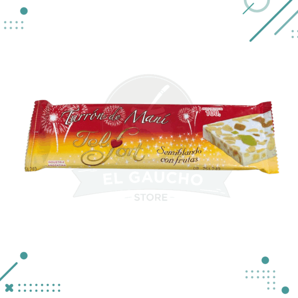 Turron de mani FELFORT con frutas 100gr
