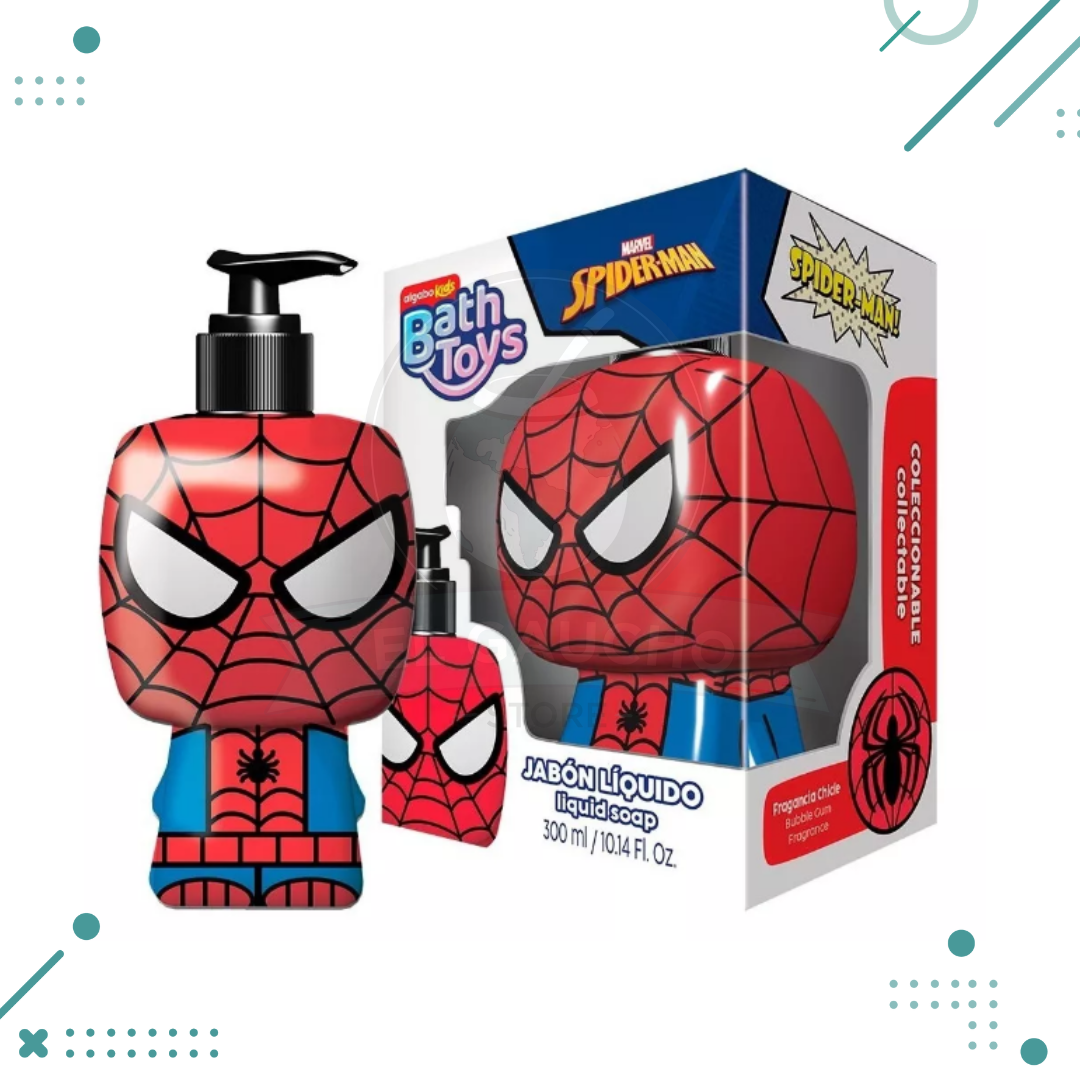 Diseno-sin-titulo-2023-02-19T112641.006.png Jabón liquido infantil SPIDERMAN (300ml.) - Imagen 1