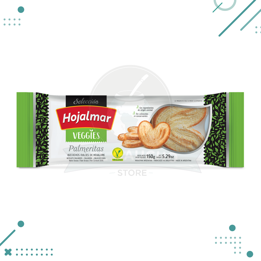 Diseno-sin-titulo-2023-02-20T124517.924.png Hojalmar Palmeritas VEGGIES Bizcochos Dulces de Hojaldre 150g - Imagen 1