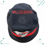 Gorro Piluso Rive Plate, Negro con Franja Roja - Escudo, millonarios - Imagen 2