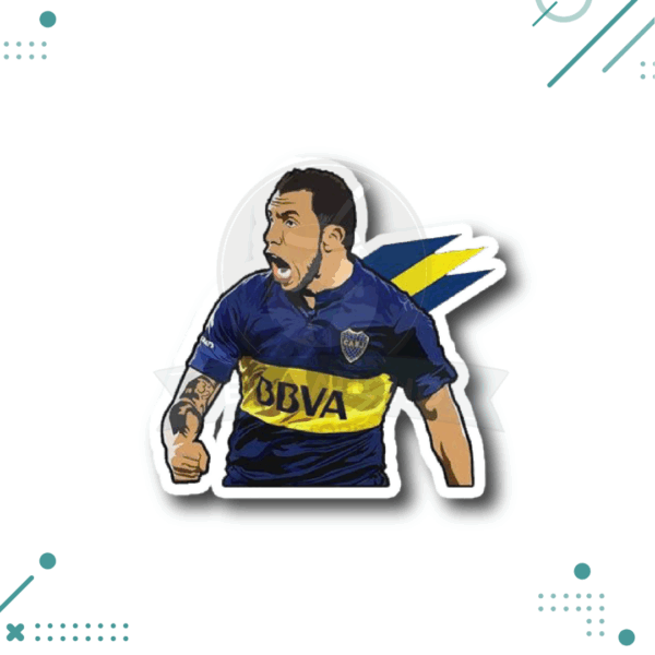 Sticker Boca Juniors- Tevez MOD2