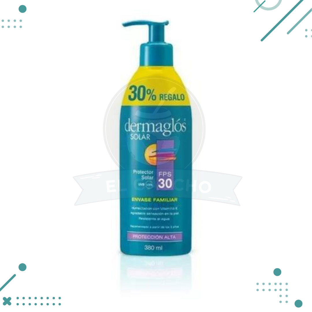 Diseno-sin-titulo-2023-05-16T140900.869.png Dermaglos Protector Solar Familiar Fps30 Emulsion X 380 Ml - Imagen 1