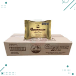 Alfajor Guaymallen ORO Negro, Relleno con Dulce de Leche, Baño Cacao 60% (48gr) (Caja 24un) (1.2kg)
