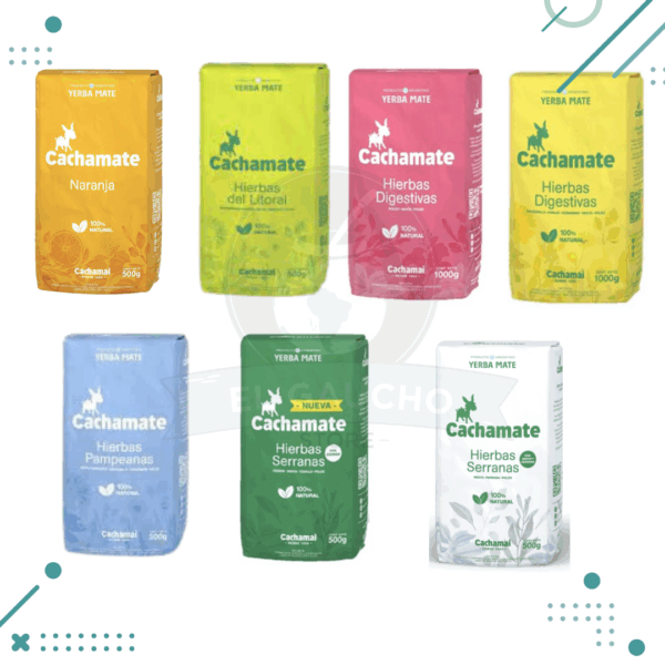 Combo Yerba Cachamate (500g) (pack 7 unidades) (3.5kg)