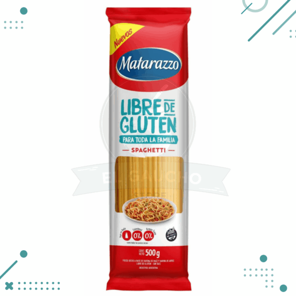 Matarazzo fideos spaghetti libre de gluten 500 gr