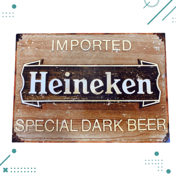 Cartel De Chapa Heineken