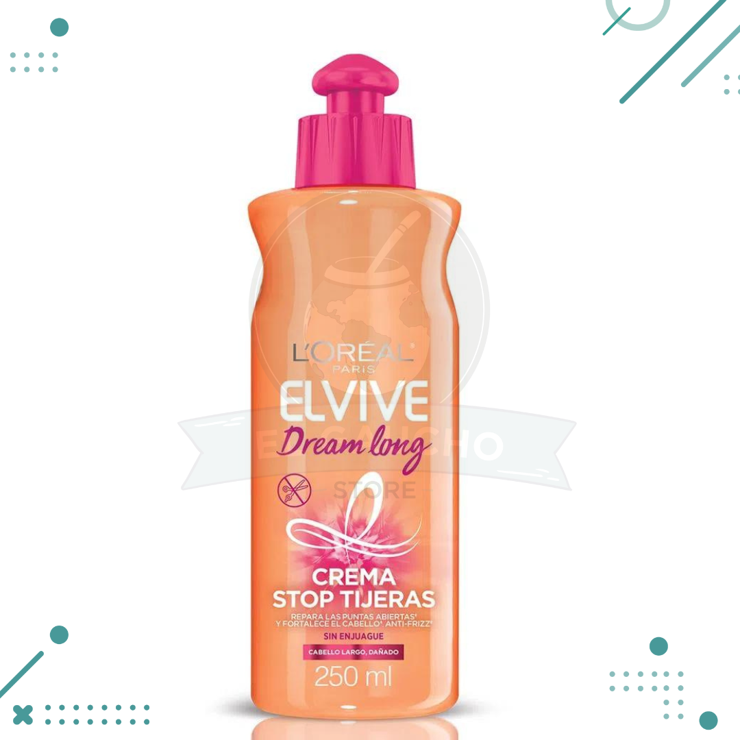 Diseno-sin-titulo-2023-08-15T190756.416.png Crema para Peinar Dream Long Elvive Loreal Paris x 250 ml - Imagen 1