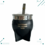 Mate Imperial AFA XL + Bombilla De Regalo, Color Negro. - Imagen 3
