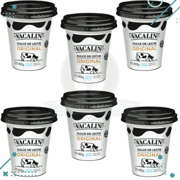 Dulce de Leche Vacalin Original x (400gr) (Pack 6un) (2.4 kg)