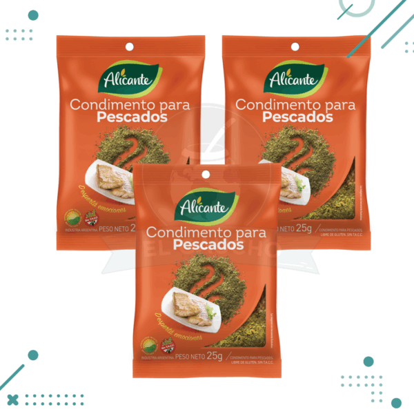 Alicante Condimento para Pescados (25gr) (pack x3un) (75gr)