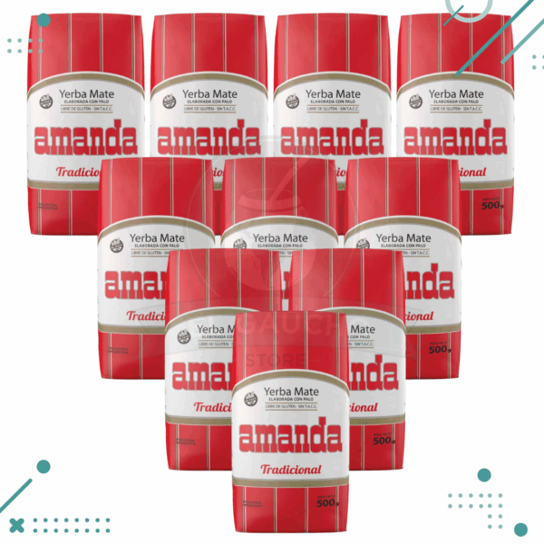 Yerba Mate Amanda Tradicional (500gr) (pack 10) (5kg)