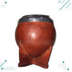Mate Uruguayo Torpedo Artesanal Color MARRON - Imagen 2
