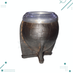 Mate Uruguayo Torpedo CROCO Artesanal Color MARRON OSCURO