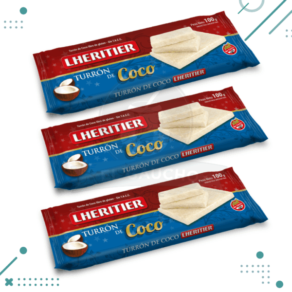 LHERITIER Turron de Coco 100gr (Pack x3un.)(300gr)
