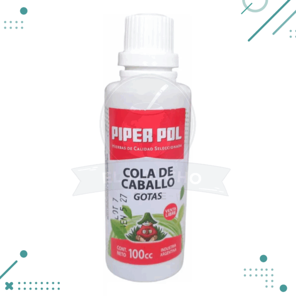 Cola De Caballo Gotas Piper Pol Hierbas Seleccionadas 100cc
