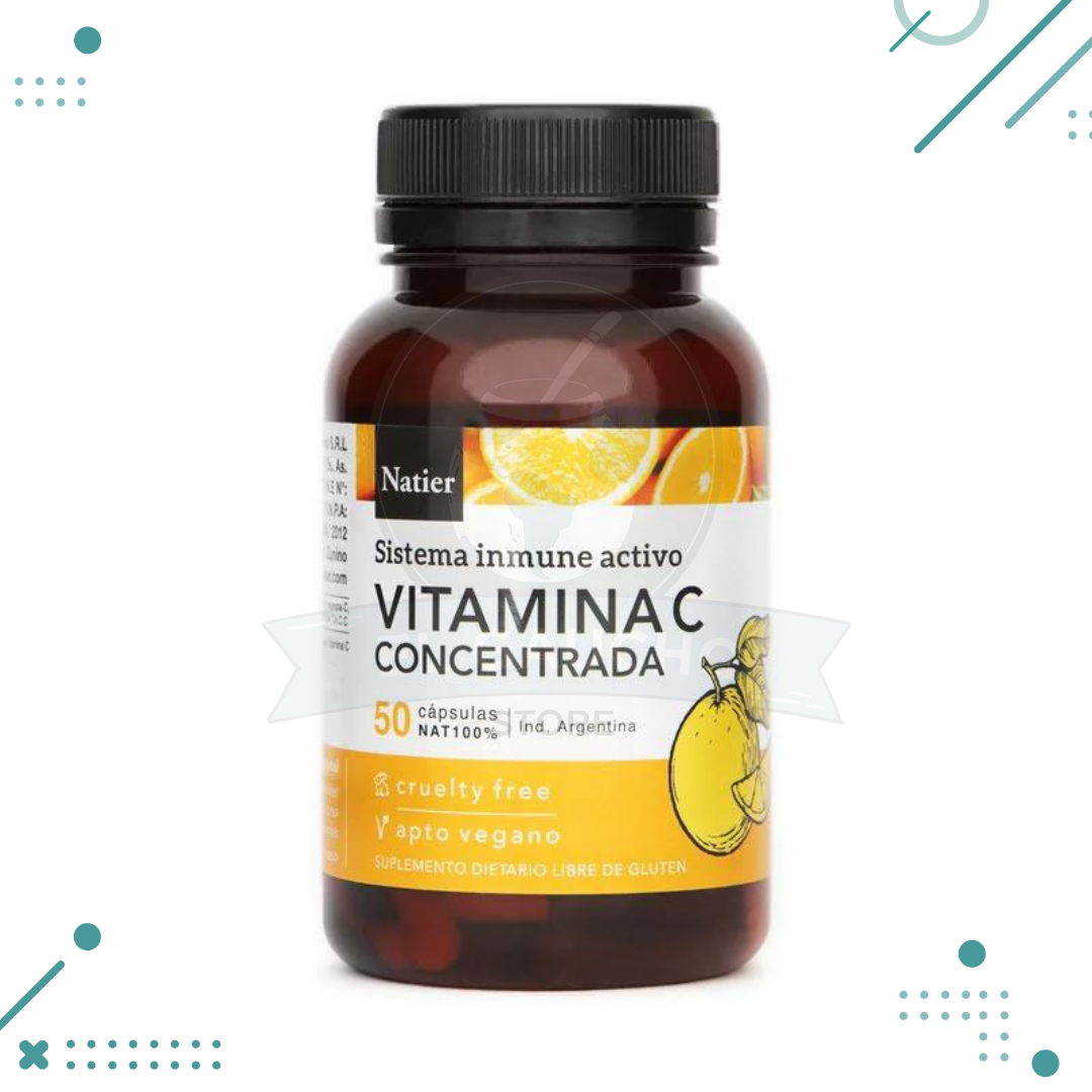 Diseno-sin-titulo-2023-11-03T091307.748.png Cápsulas de Vitamina C - NATIER (50 cápsulas) - Imagen 1