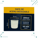 Mate Acero Inoxidable Boca Juniors. - Imagen 2