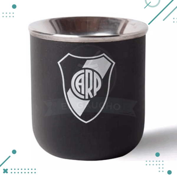 Mate Acero Inoxidable River Plate