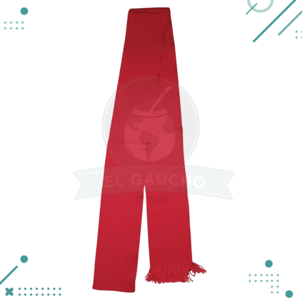 Faja Gaucho - Cinto Liso, Color Rojo N°12 (Aprox 3mts)