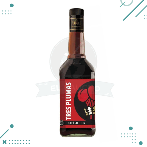 Café Al Ron Tres Plumas 750ml