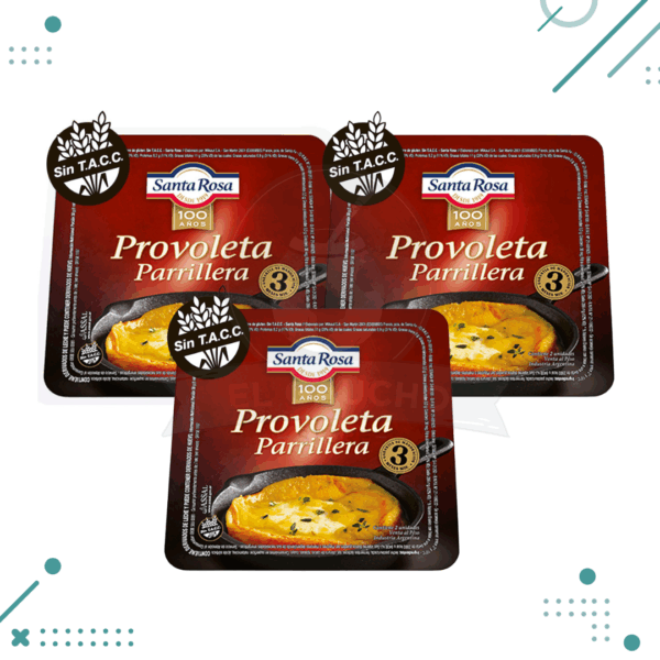 Queso PROVOLETA Parrillera Santa Rosa x300g (3un) (900g)